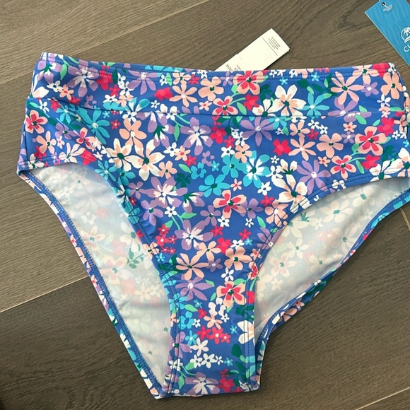 CUPSHE Daisy Ruffle Bralette High Waisted Bottom 2 Piece Swimsuit Size S - Picture 6 of 13